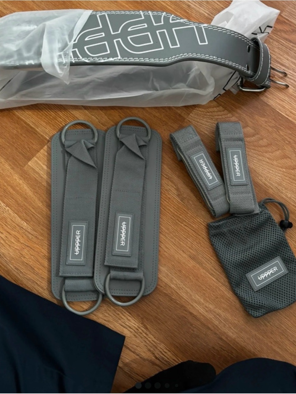 Gray Adjustable Bag Strap and Accessory Kit